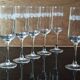 Set of 6 Luminarc Gourmet "Grabè" champagne flutes.