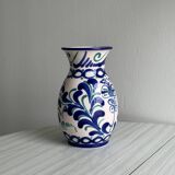Hand painted ceramic vase