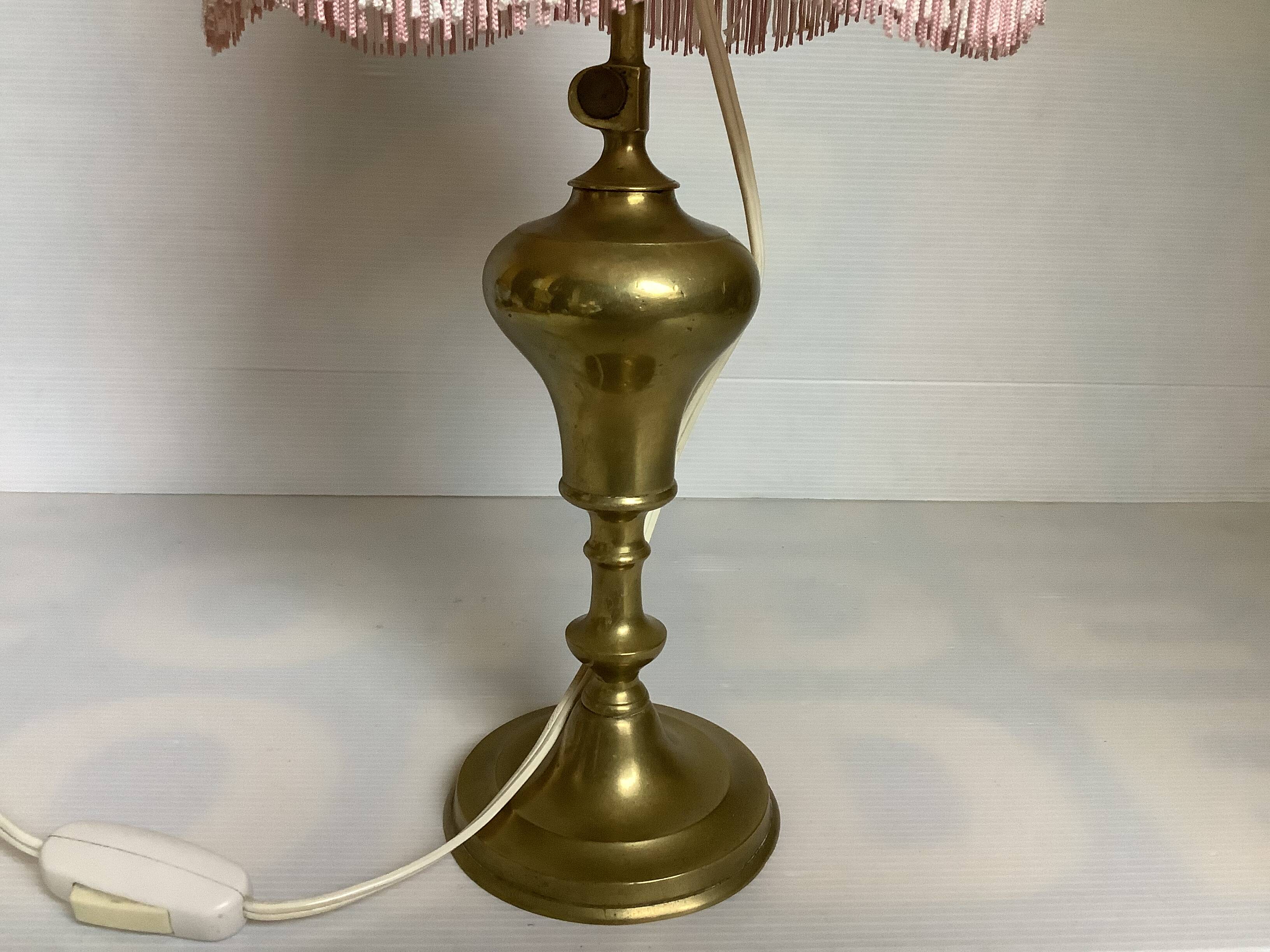 Old brass lamp