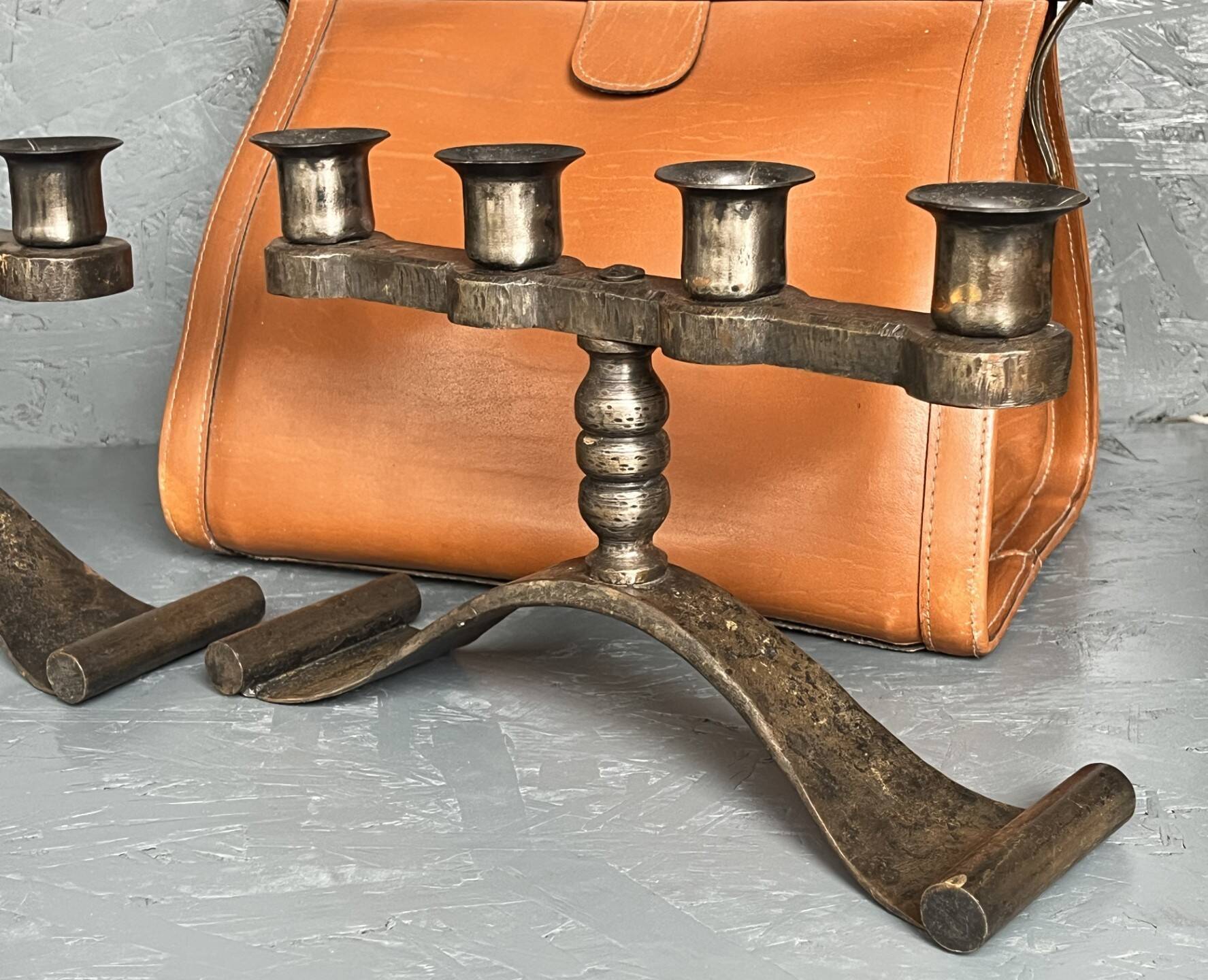 Pair of Art Deco candlesticks from the 1930s by Charles Piguet