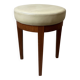 Tabouret tournant en cuir