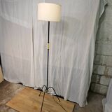 Yellow scoubidou floor lamp 1960