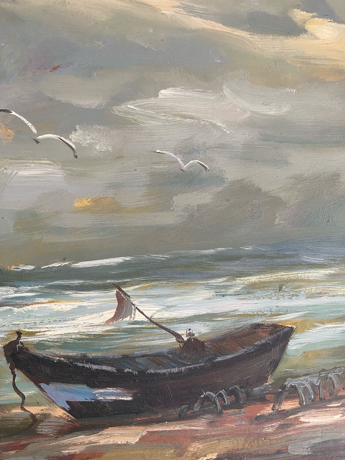 Oil on canvas Etretat