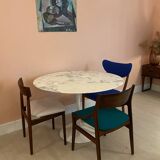 Eero Saarinen Tulip Dining Table marble 70s