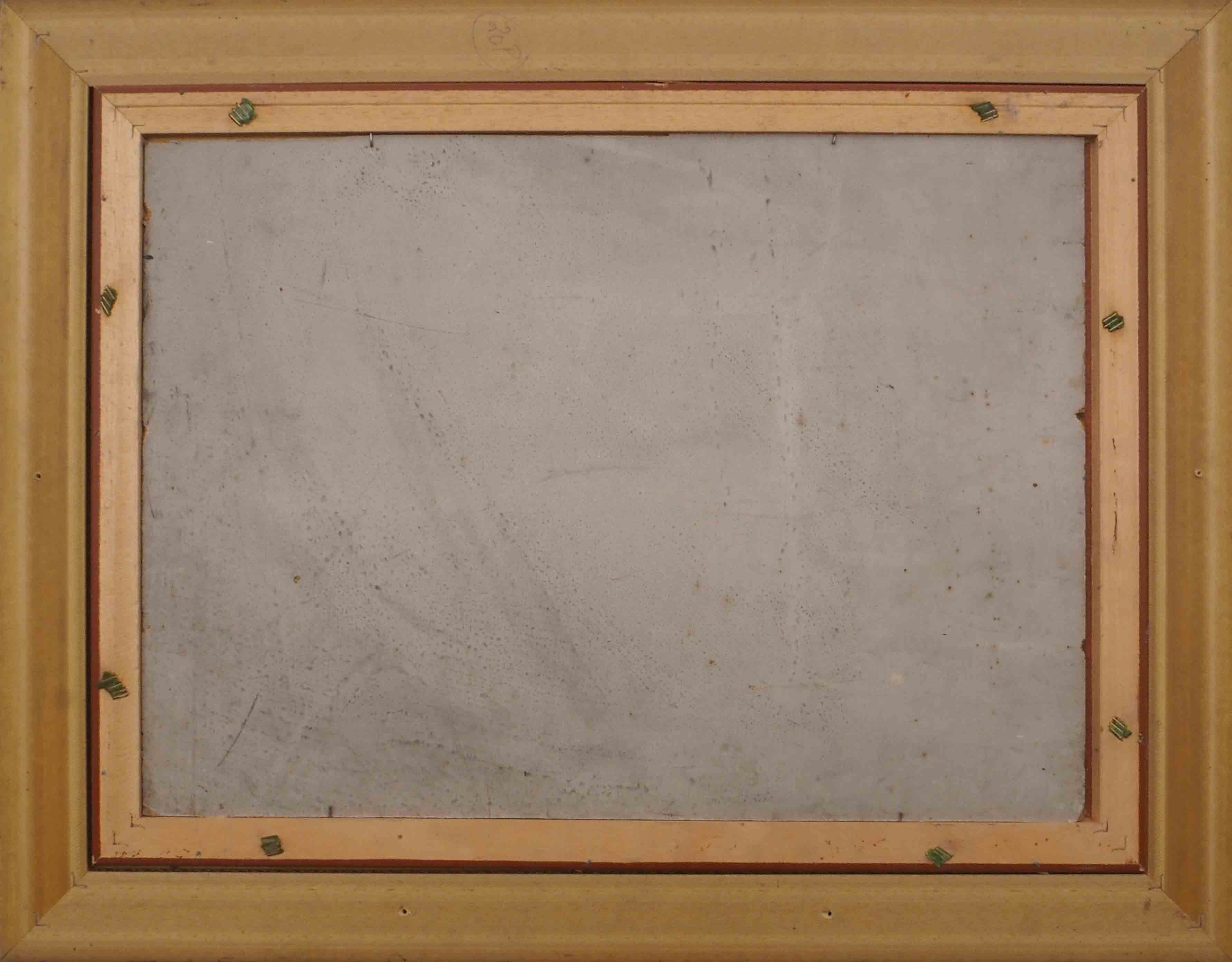 Painting fruit cup by maurice de lambert (1873-1952)