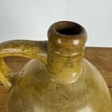 Antique glazed earthenware jug