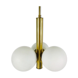 Brass pendant lamp by Kaiser, Germany, 60s