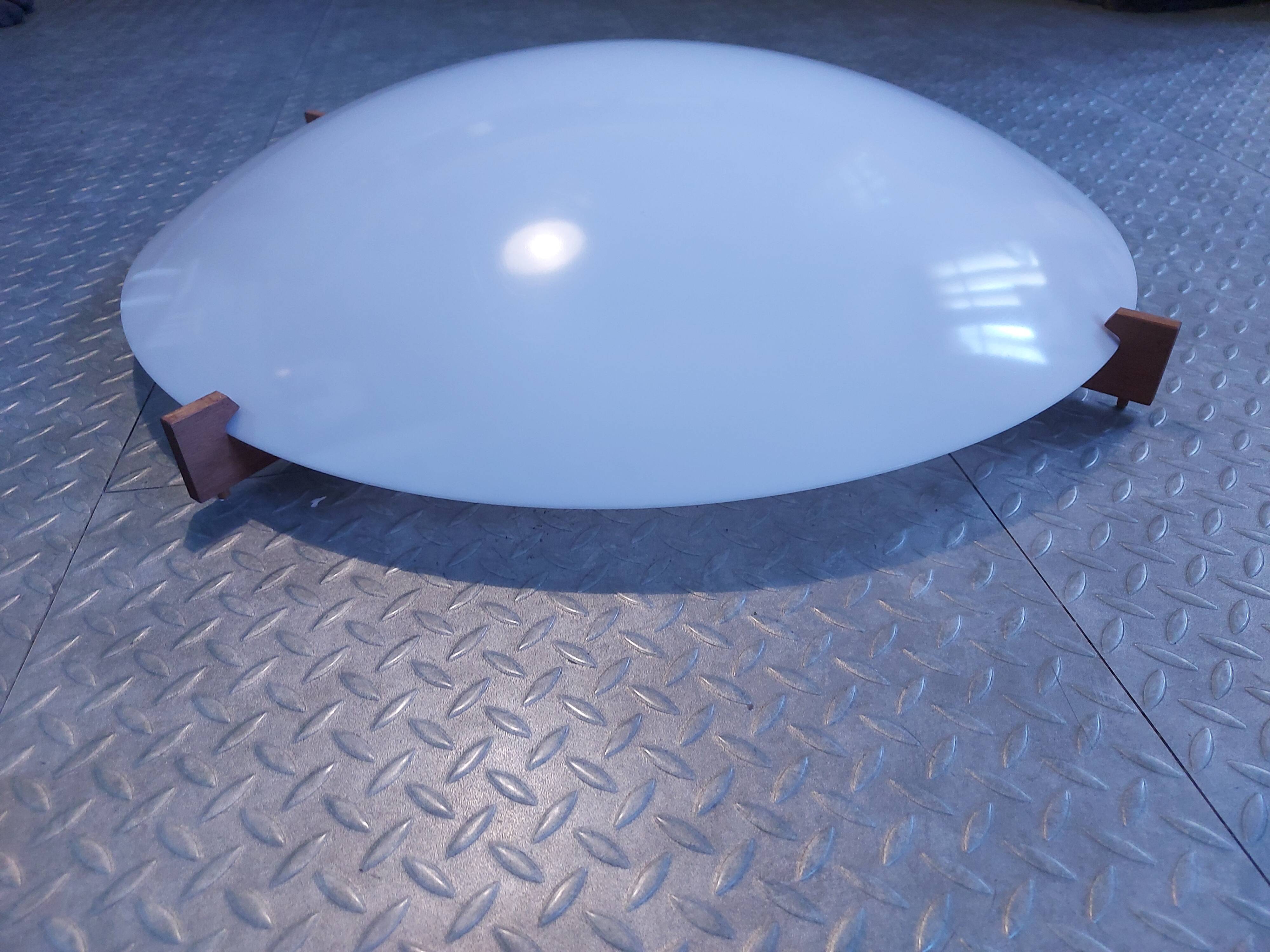 Plafonnier, lustre design Scandinave Osten Kristiansson pour Luxus