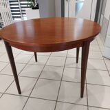 Scandinavian extendable table vintage teak 1960s