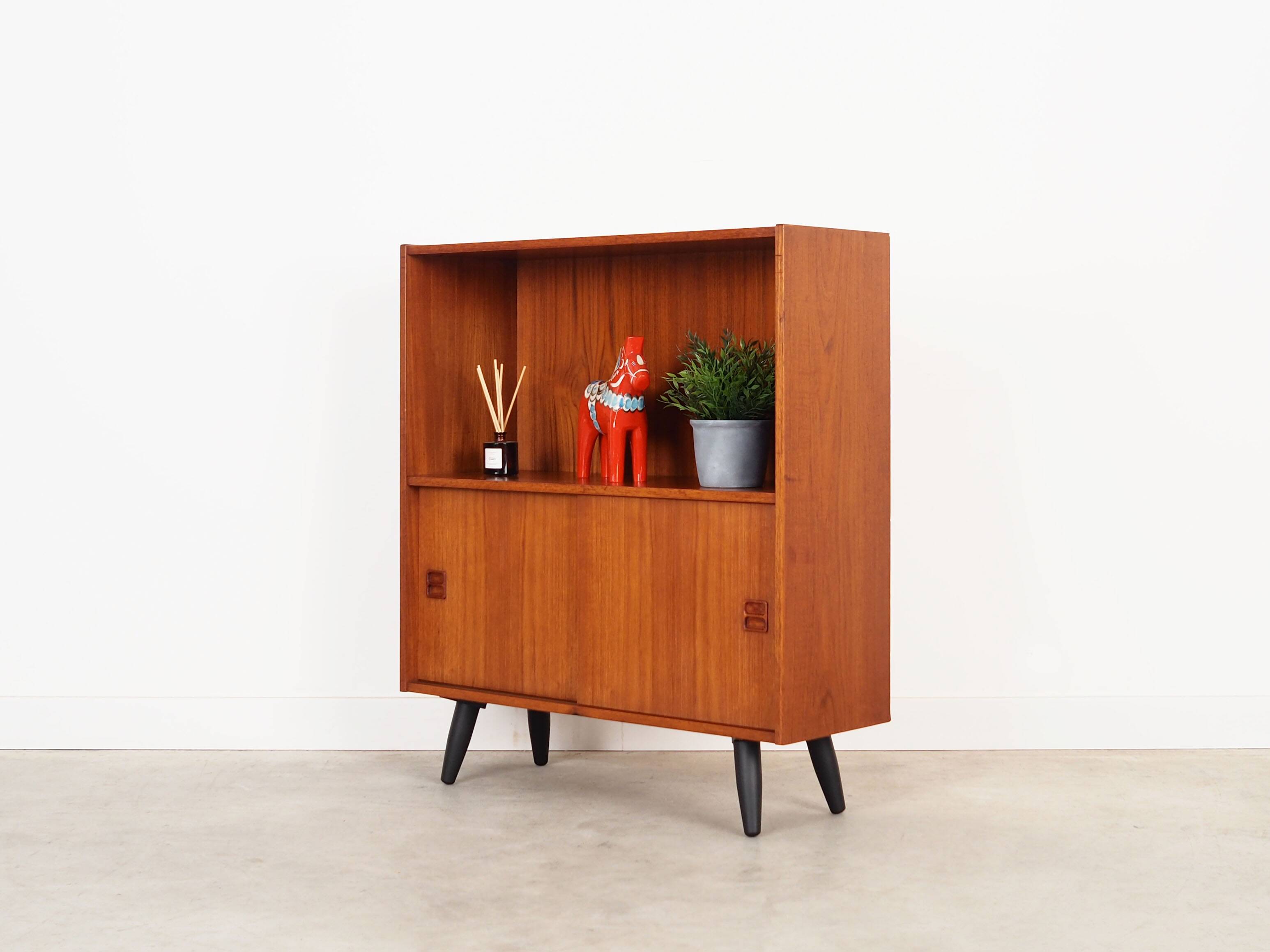 Teak bookcase, Danish design, 1970s, production: Denmark