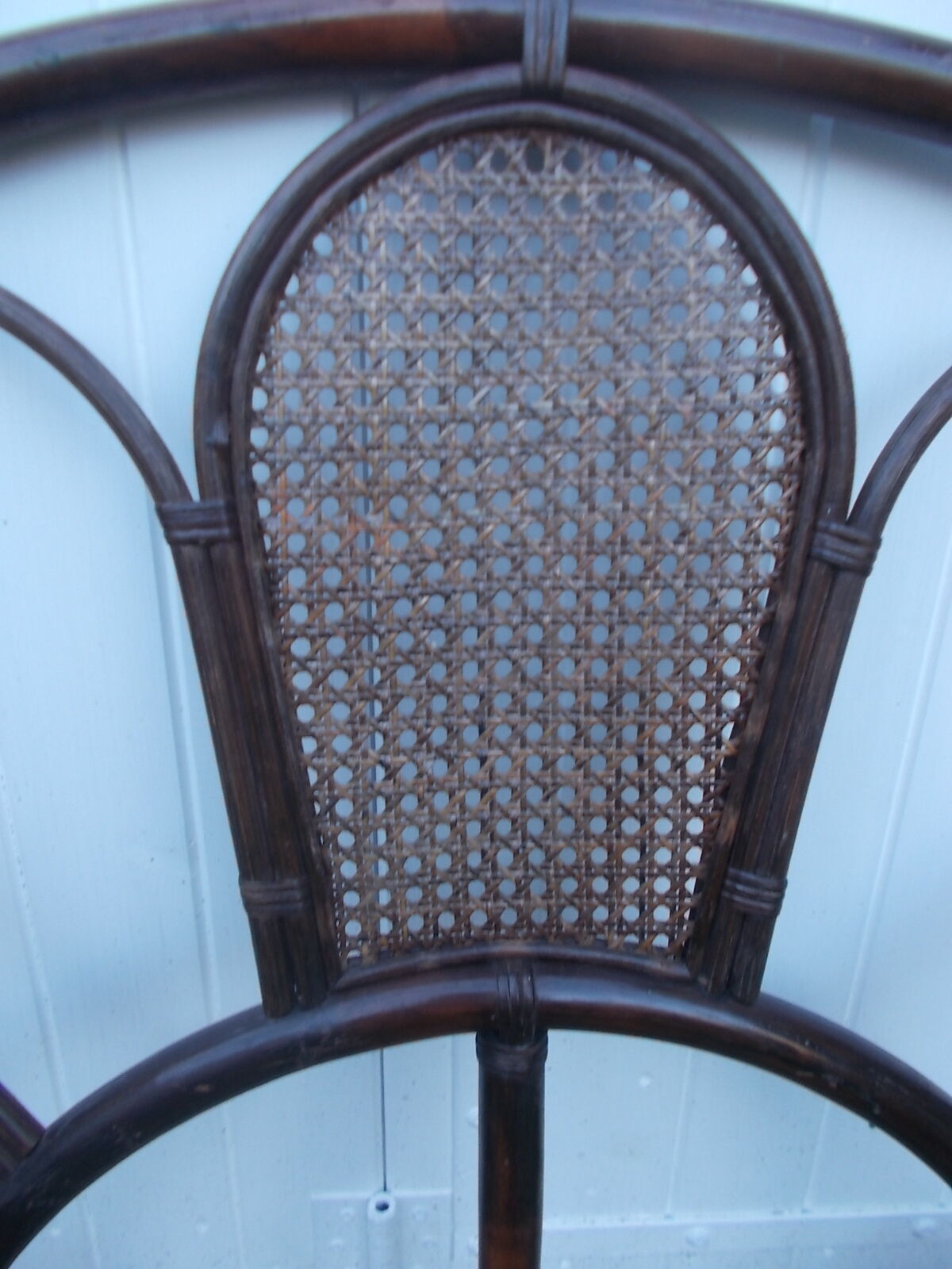 Rattan headboard and canning