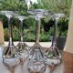 5 Saint Louis crystal glasses, Bristol model, h 15.5 cm