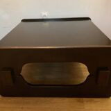 Scandinavian coffee table in brown wood from the 60s and 70s