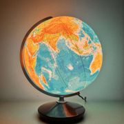 “Columbus” terrestrial globe duo, circa 1960