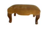 Antique footrest bench