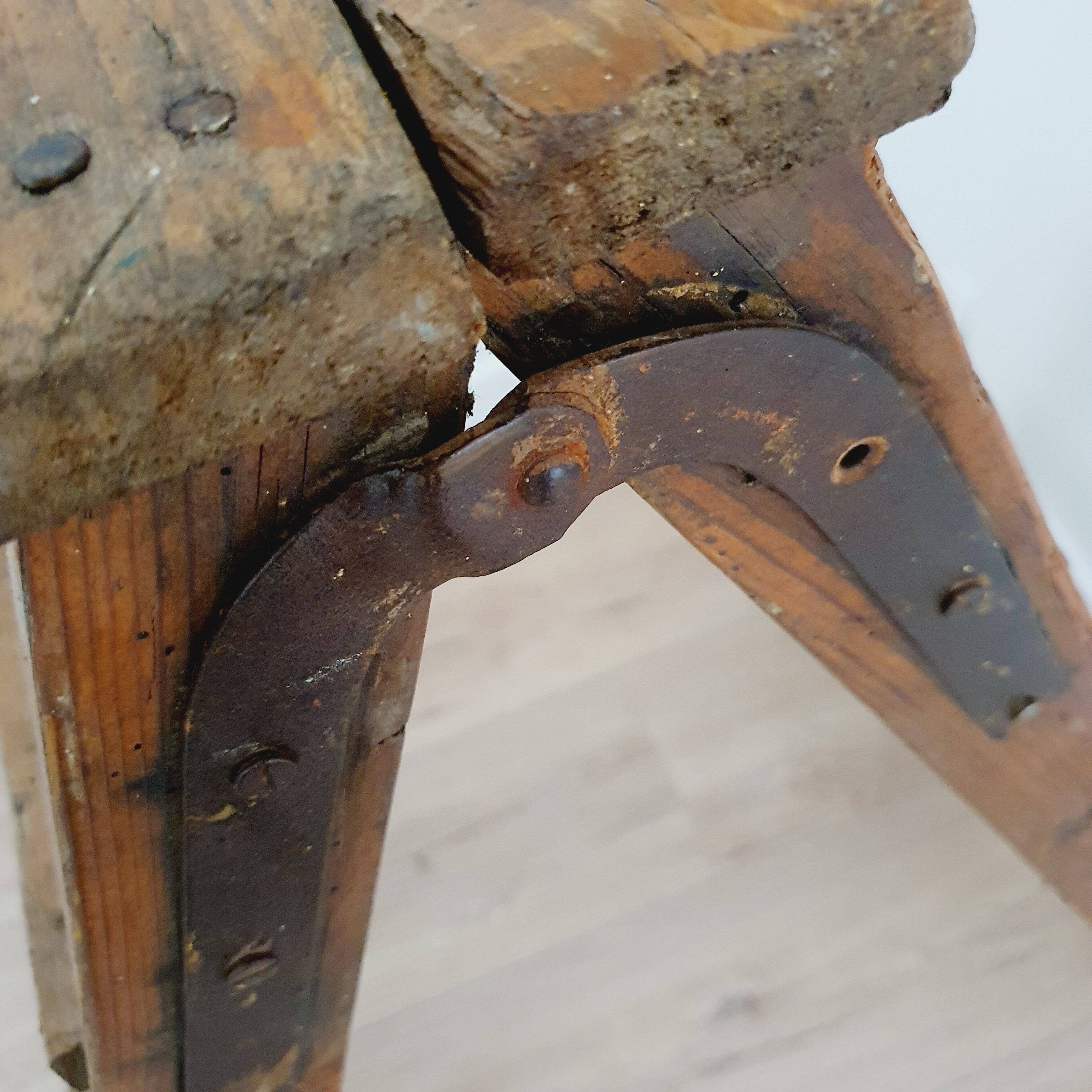 Wooden stepladder 4 levels