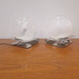 Paire de lampe space age design 70, murano