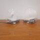 Pair of space age design lamps 70, murano
