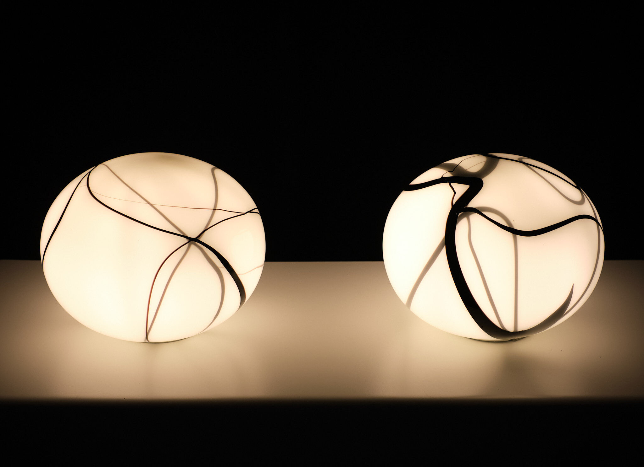 Table lamps by Zijlstra Tiel 1980s