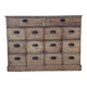 1950s pine workshop cabinet with drawers