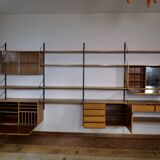 Système d'étagères Ulme (Rüster) Stil Design Skandi, années 1960