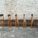 Lot de 12 chaises de bistrot