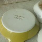 Fire-fired porcelain egg dishes