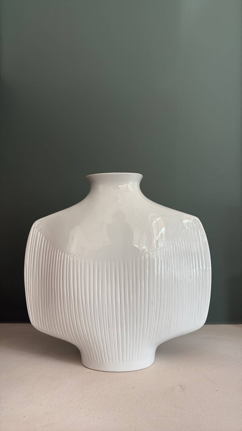 Yves Mohy porcelain vase