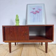 Rosewood sideboard with sliding doors – Mid-Century Modern