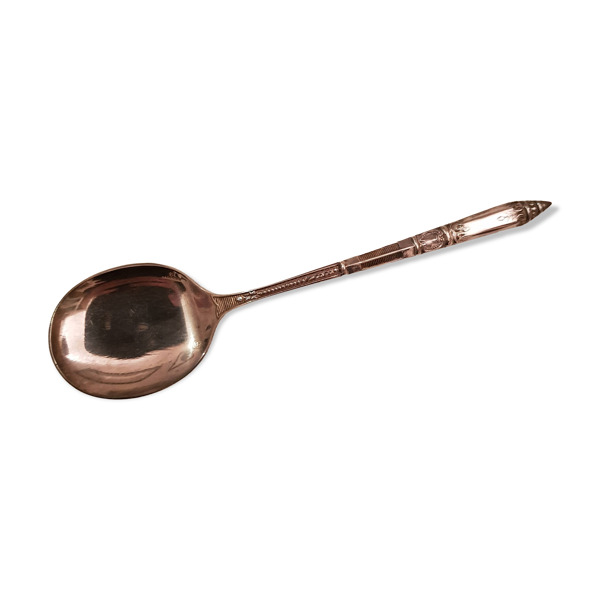 12 cuillères à moka en métal argenté Ercuis