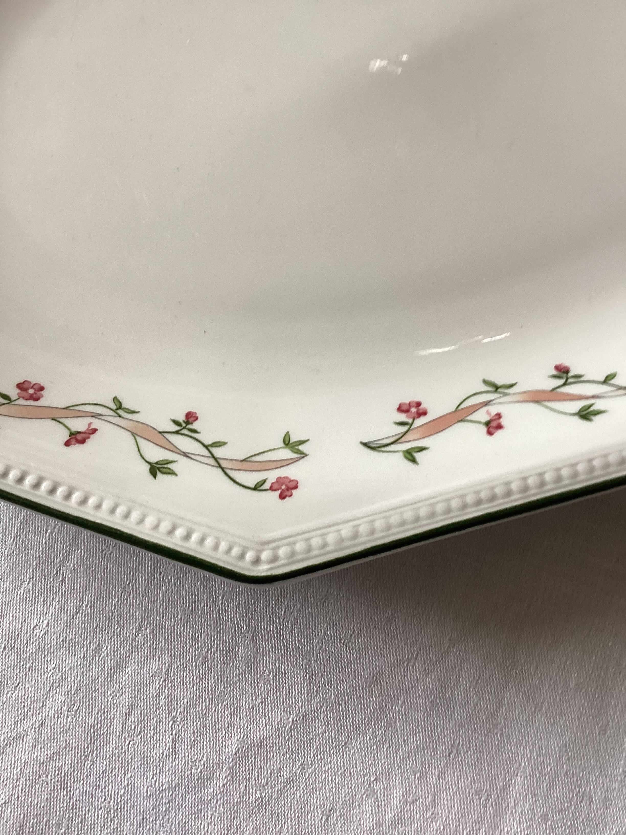 Octagonal serving dish Johnson Brothers dimensions: length - 34cm -