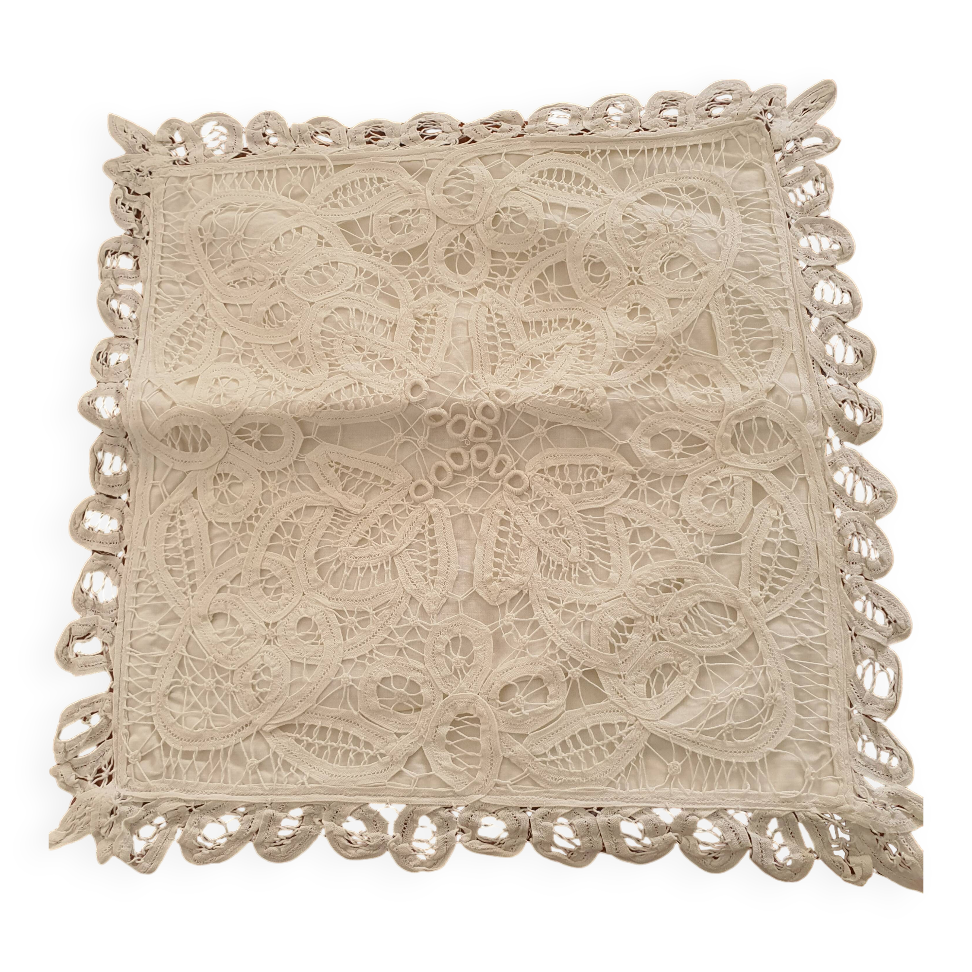 Lace cushion cover