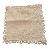 Housse de coussin en dentelle