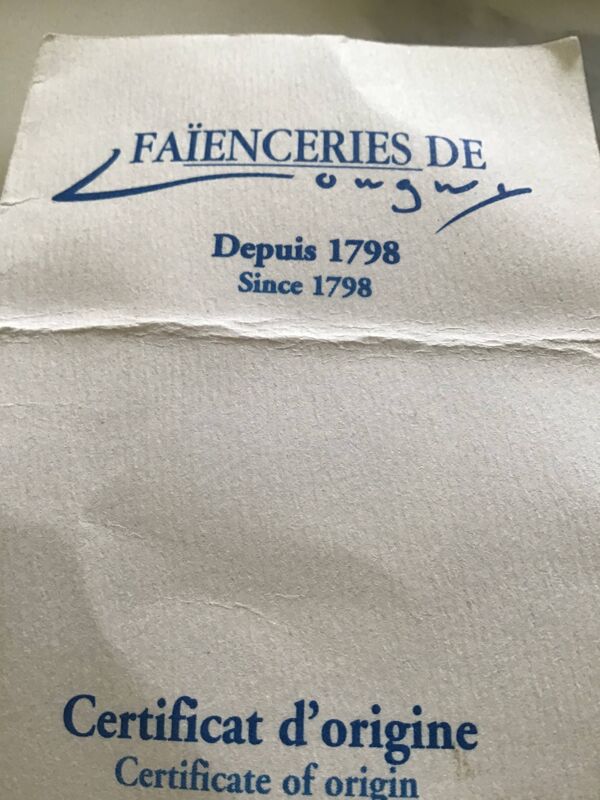 Boîte vide poche en émaux de Longwy