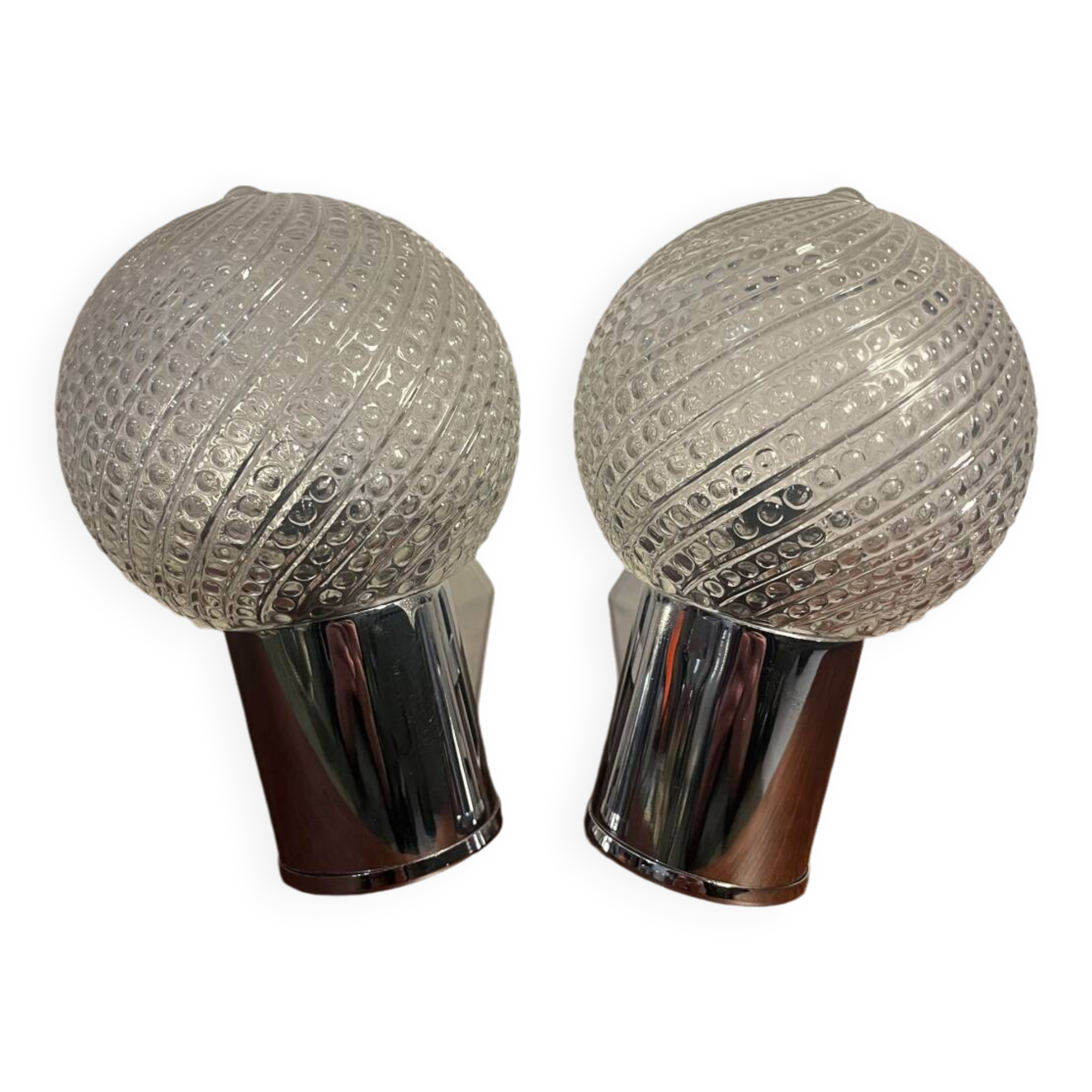 Pair of Space Age wall lights