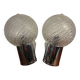 Pair of Space Age wall lights
