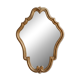 Antique mirror with a gilded wooden frame.