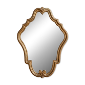 Miroir ancien cadre bois doré