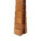 Wooden drawers jewelry box, Italy 1970s