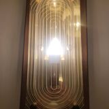 Large vintage wooden wall light