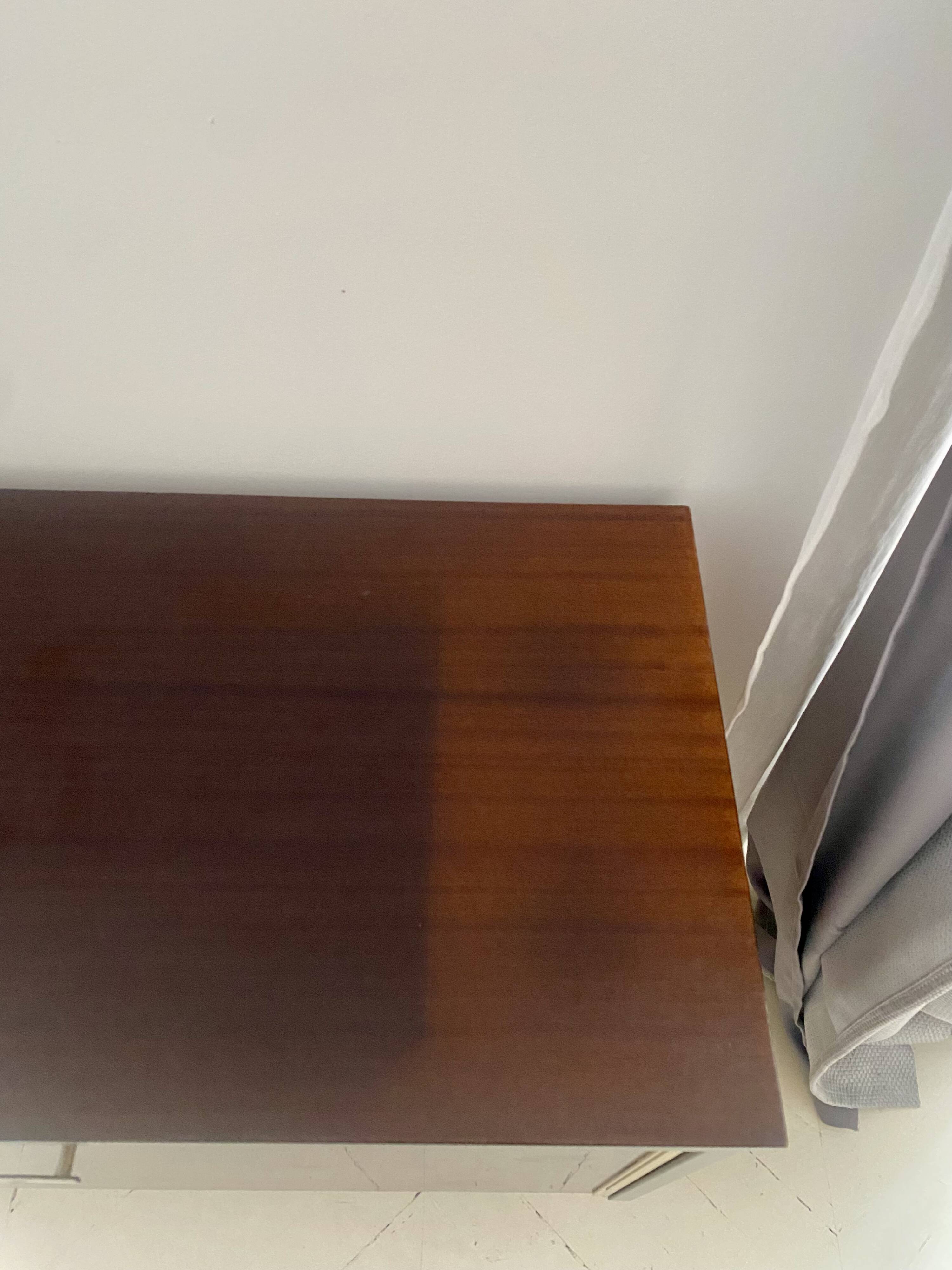 Vintage 1960s bar/TV unit – Formica, splayed legs & brass – piece