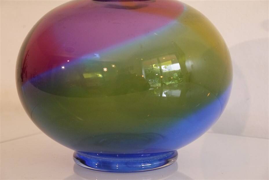 Swedish glass vase 1970