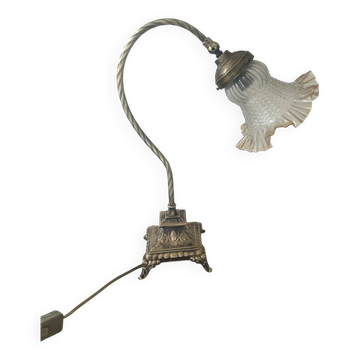 Lampe col de cygne en laiton