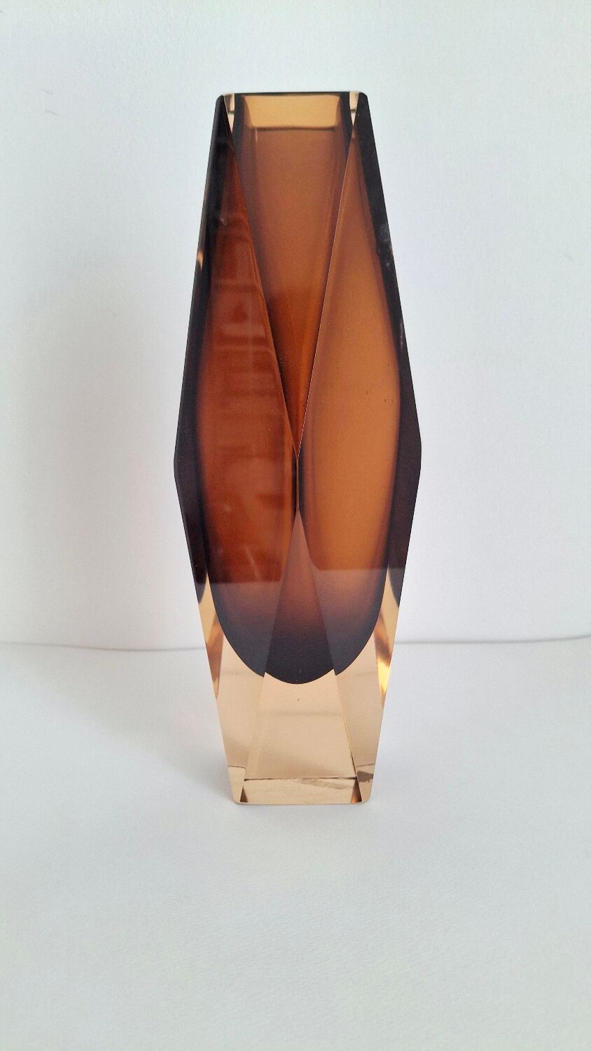 Sommerso Vase 1960s, atttibuted to Flavio Poli