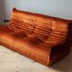 3-seater sofa, armchair and ottoman Togo model designed by Michel Ducaroy 1973