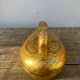 Golden lacquered wooden duck from Burma mid-twentieth forming a box