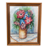 Nature morte bouquet aquarelle sur papier