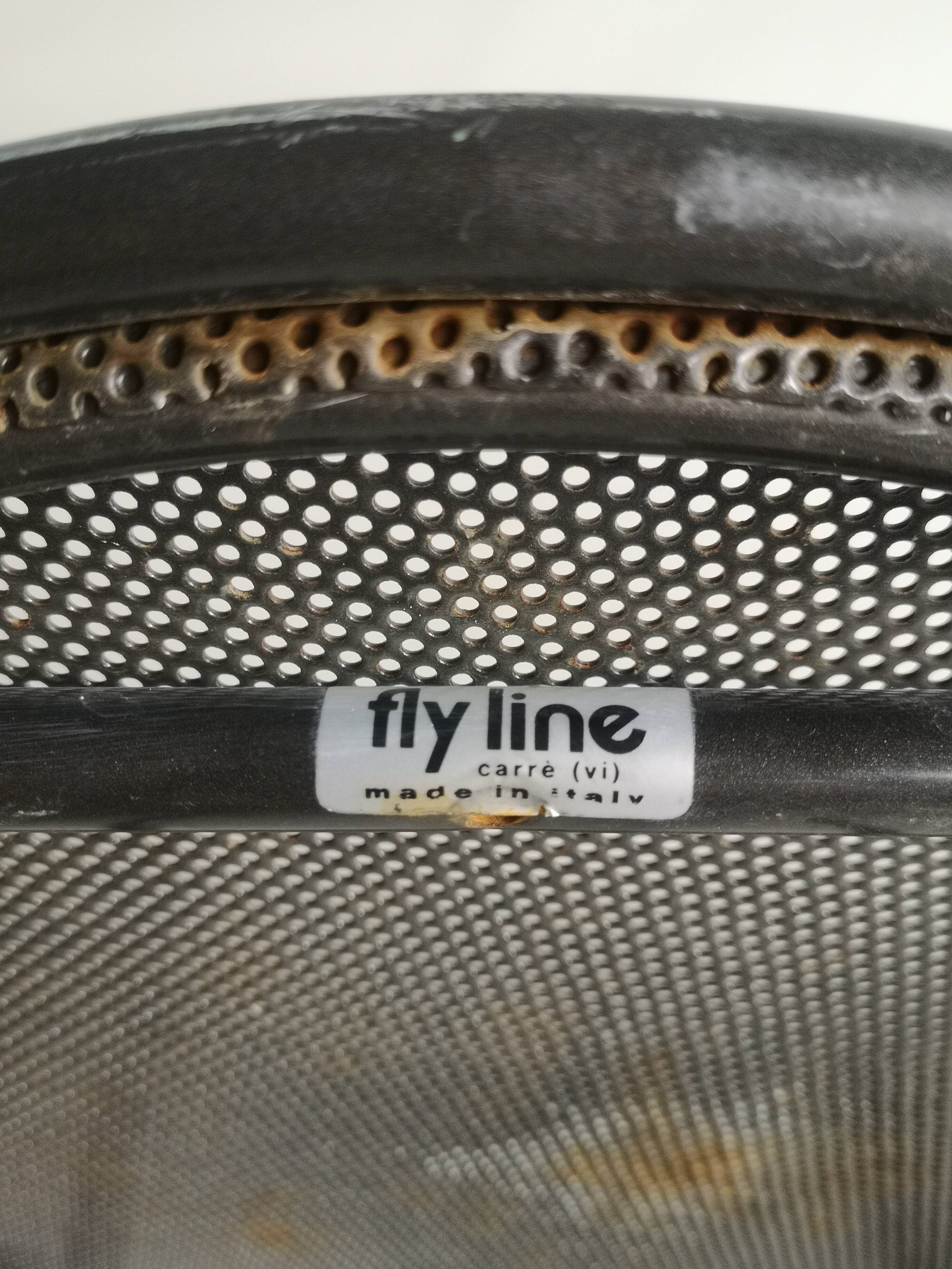 Paire de chaises Fly-line Italy 1980