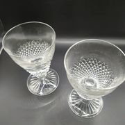 Diamond tip glasses and animal motifs