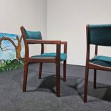 Paire de chaises de directeur en teck